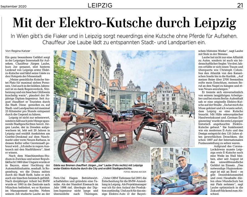 Presseartikel LVZ Leipzig